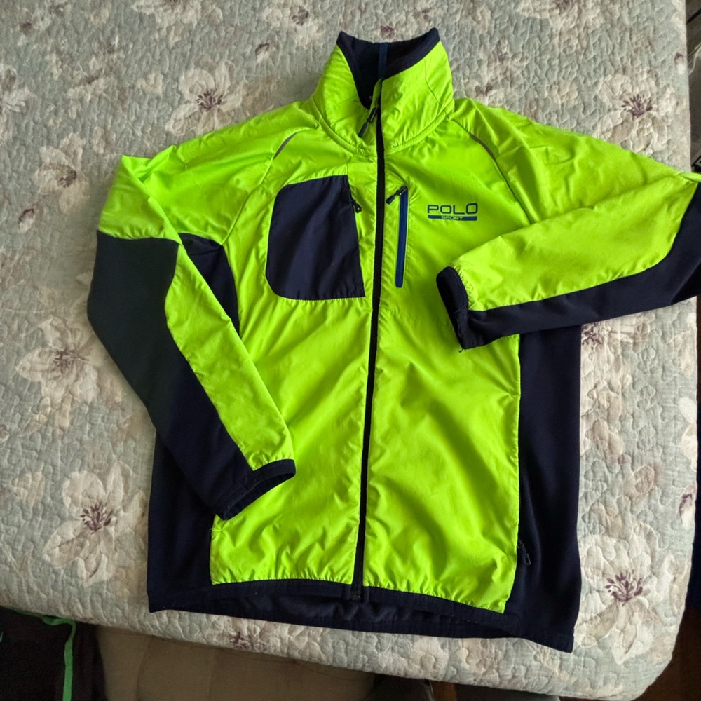 Polo by Ralph Lauren Vibrant Green and Black jacket